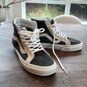 Vans x Madewell Wool Sk8-Hi Top Sneakers